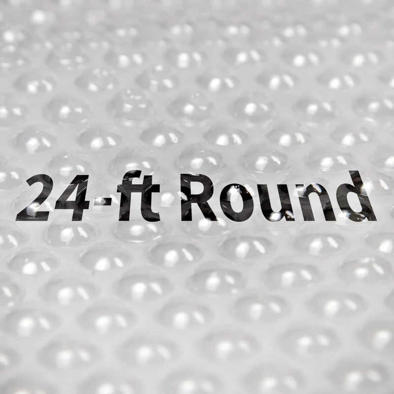 Blue Wave NS486 12-mil Blanket for Above-Ground Pools-Clear Solar Cover, 24-Feet