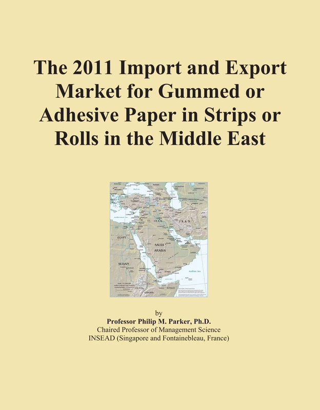 2011 Import Export Market Gummed Adhesive Paper Strips Rolls Middle East
