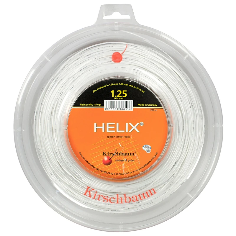 Kirschbaum Helix String Reel - White, 1.20 mm