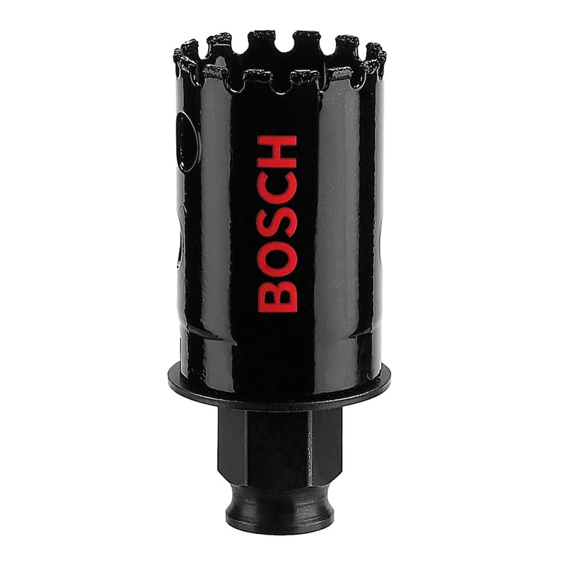 Bosch Professional 1x Diamond Hole Saw for Hard Ceramics (for Stone, Tiles, Ø 32 mm, Accessories for Impact Drills)