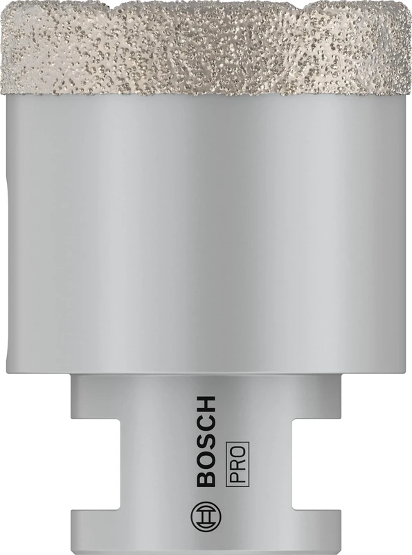 Bosch 1x PRO Multi Material Dry Diamond Core Cutters for Bore 22.23 and Small Angle Grinders (for Tiles, Hard tiles, Ø 55 mm, Professional Accessory Small Angle Grinder)