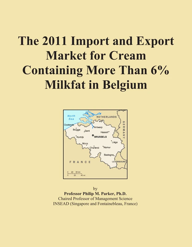 2011 Import Export Market Cream 6% Milkfat Belgium