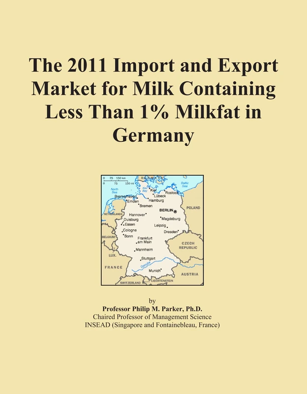 2011 Import Export Market Milk Under 1% Milkfat Germany