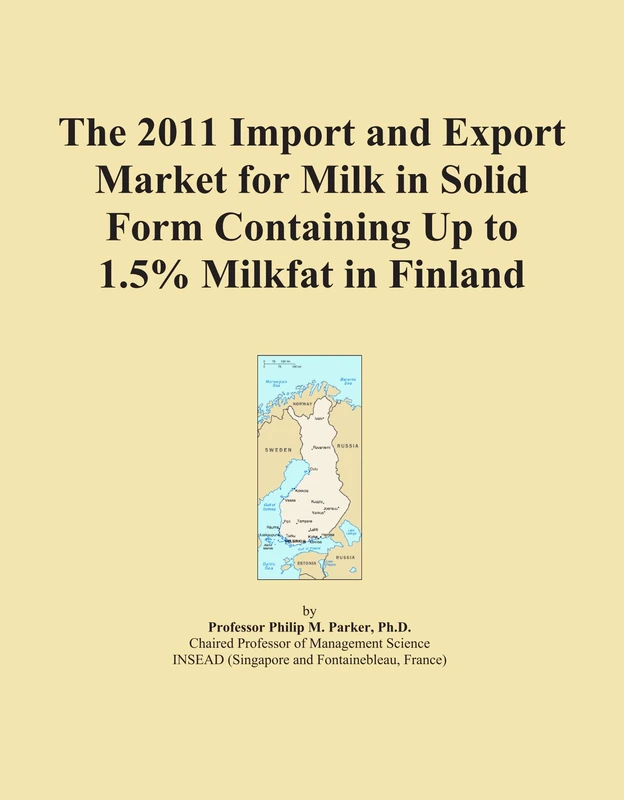 2011 Import Export Market Milk Solid Form Finland