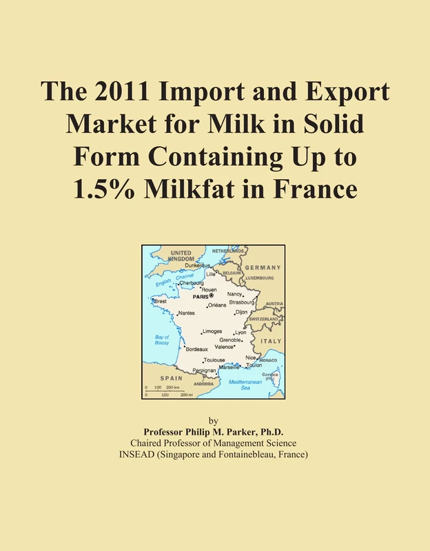 The 2011 Import and Export Market for Milk in Solid Form Containing Up to 1.5% Milkfat in France