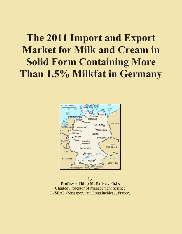 The 2011 Import and Export Market for Milk and Cream in Solid Form Containing More Than 1.5% Milkfat in Germany