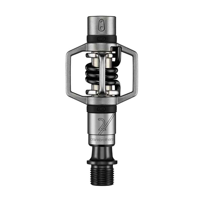 Crankbrothers Eggbeater-2 Pedals, Silver with Black Spring