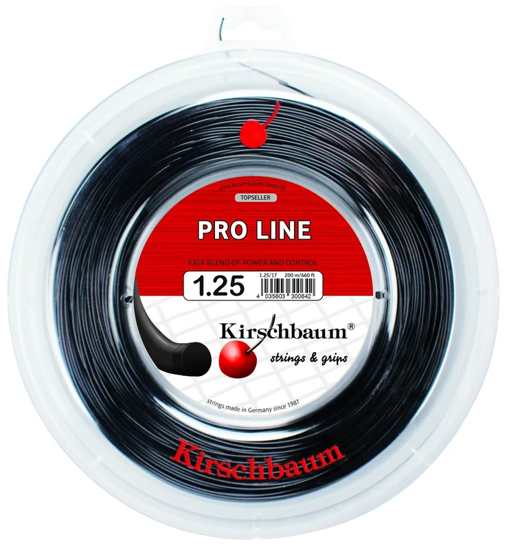 Kirschbaum Pro Line II String Reel - Black, 1.25 mm