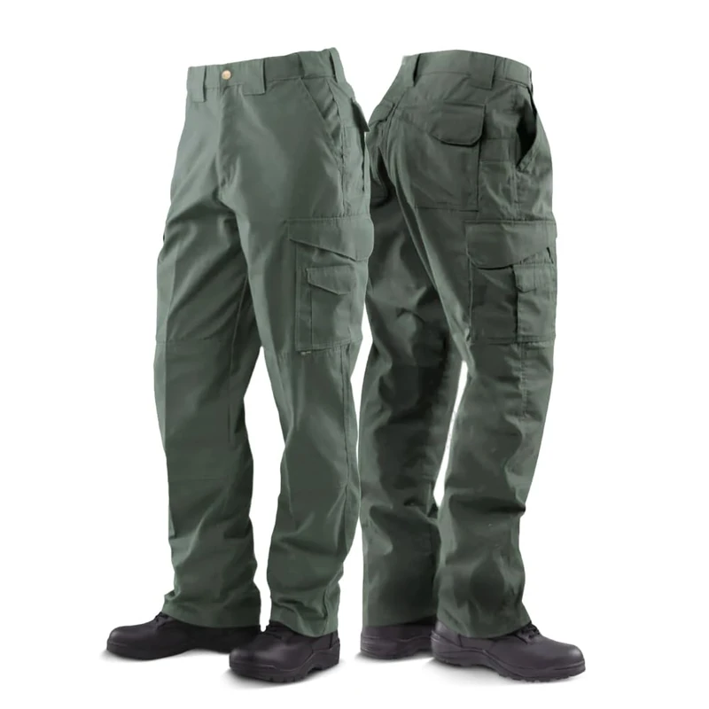 Tru-Spec Men's 24-7 Series Original Tactical Pant - Reliable Pants for Men - Ideal for Hiking, Camping, EMT, and Tactical Use - 65% Polyester, 35% Cotton - Olive Drab - 30W x 34L