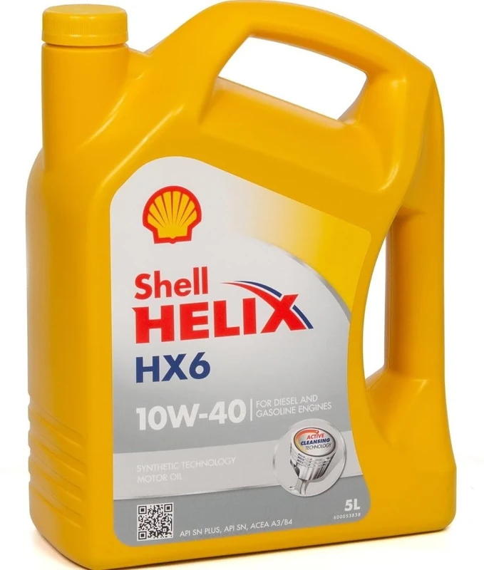 Shell Engine Lubricating Oil Shell Helix HX6 10W-40 5 Litres