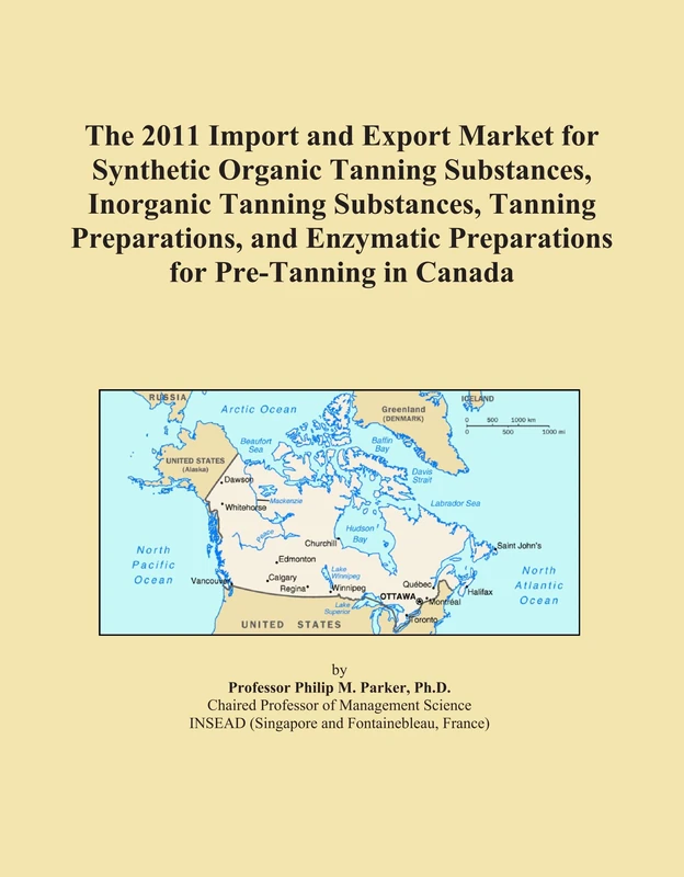 2011 Import Export Market Synthetic Organic Tanning Substances Canada