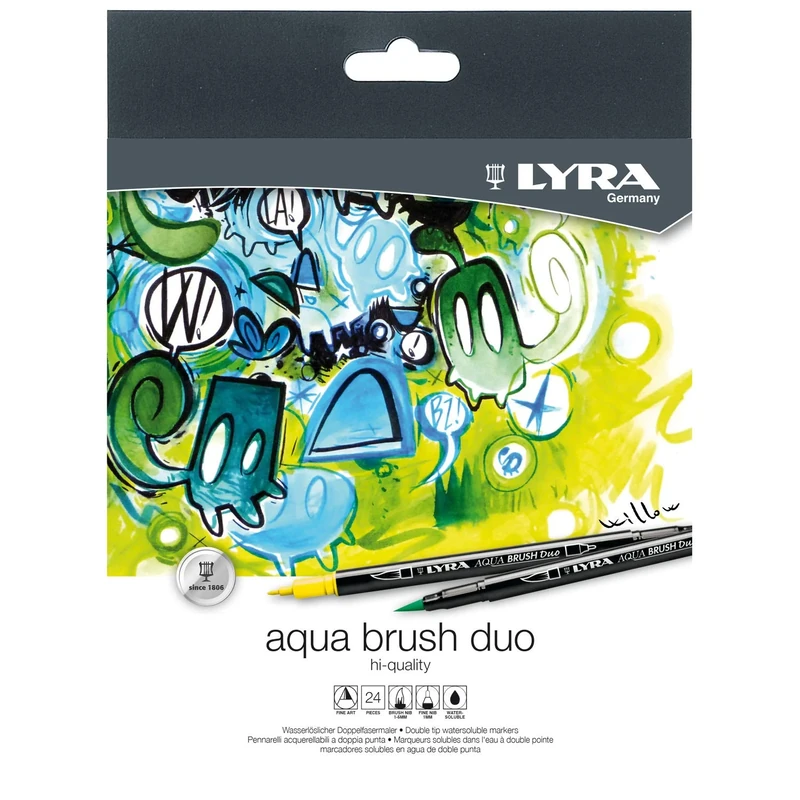 LYRA Aqua Brush Duo 24 Box , UDLB24