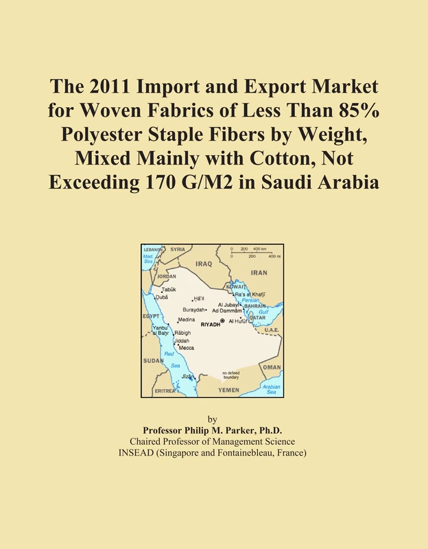 The 2011 Import and Export Market for Woven Fabrics of Less Than 85% Polyester Staple Fibers by Weight, Mixed Mainly with Cotton, Not Exceeding 170 G/M2 in Saudi Arabia