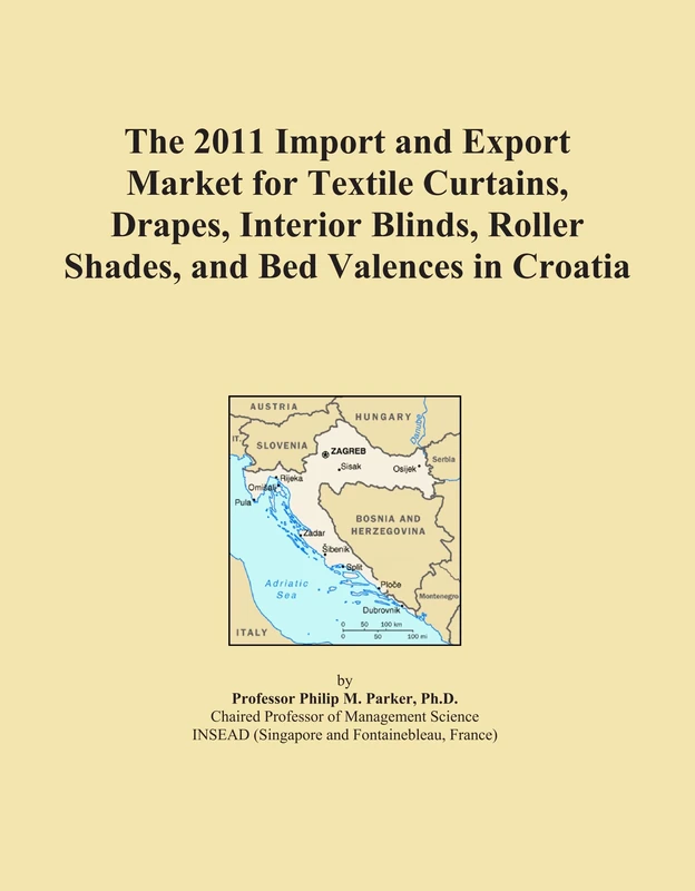 The 2011 Import and Export Market for Textile Curtains, Drapes, Interior Blinds, Roller Shades, and Bed Valences in Croatia