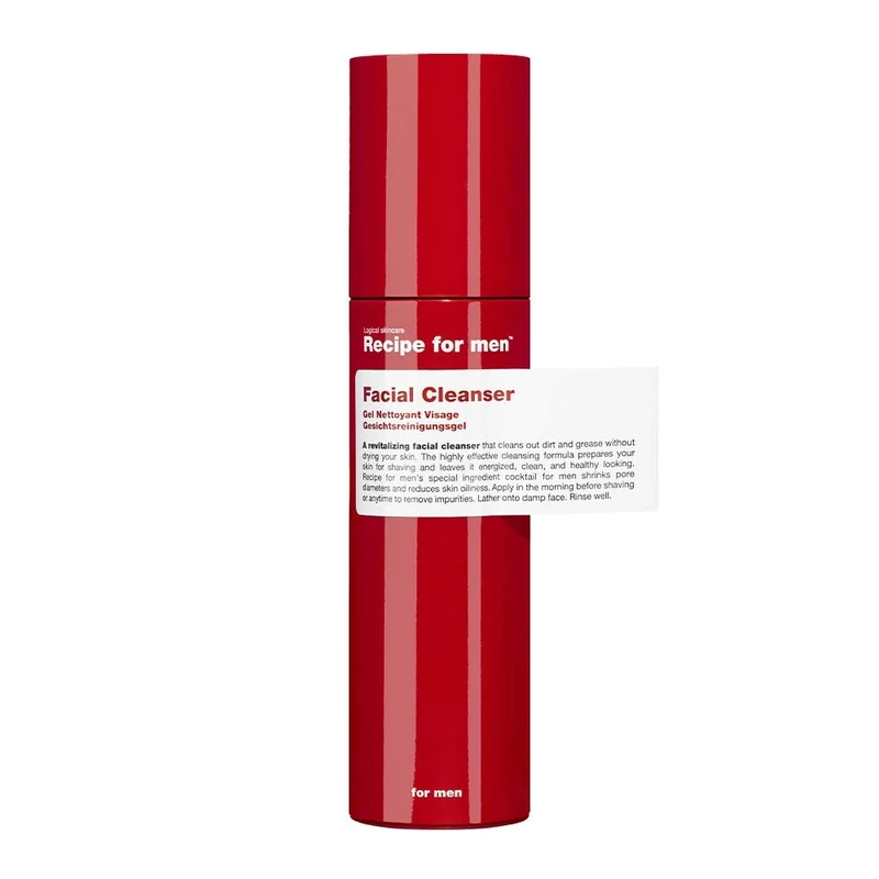 Recipe for Men Facial Cleanser - Sebustop, Sea Plant, Vegan 100ml