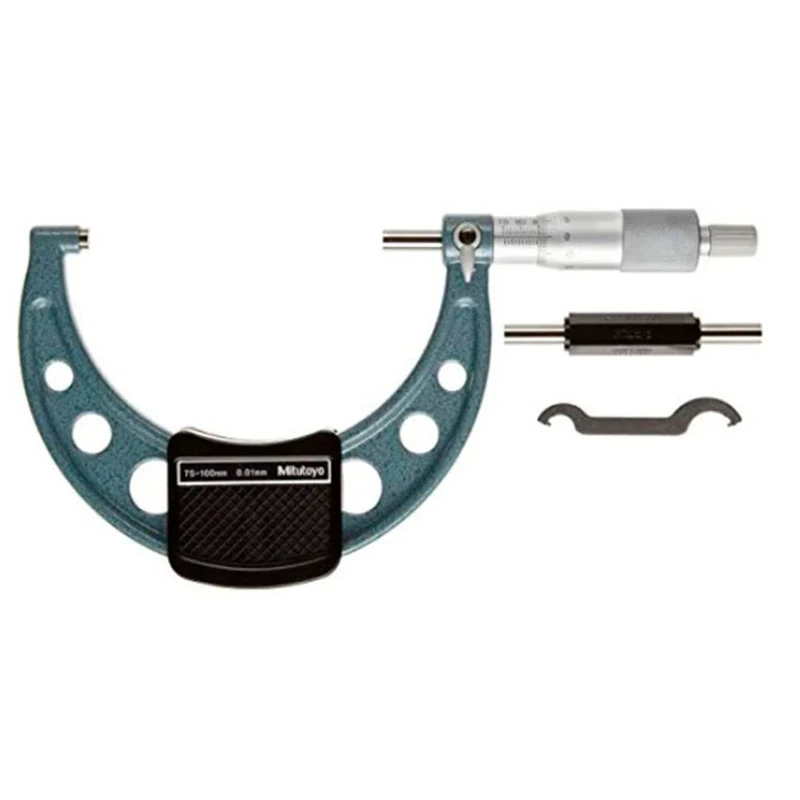 Mitutoyo 103-140-10 Micrometer 75-100mm,Pink