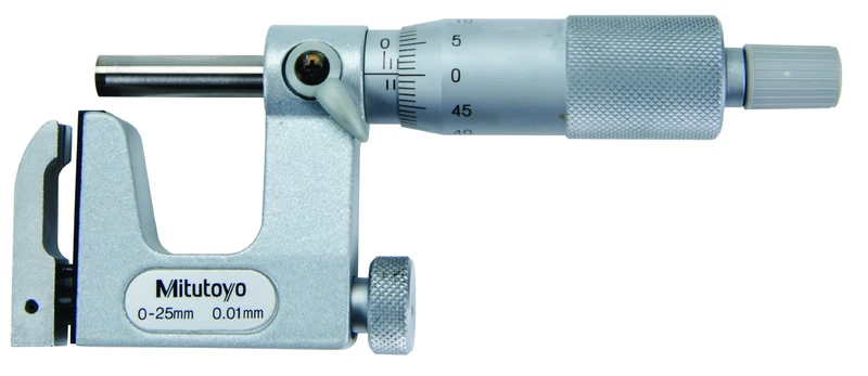 Mitutoyo 117-101 Interchangeable Anvil Micrometer 0-25mm