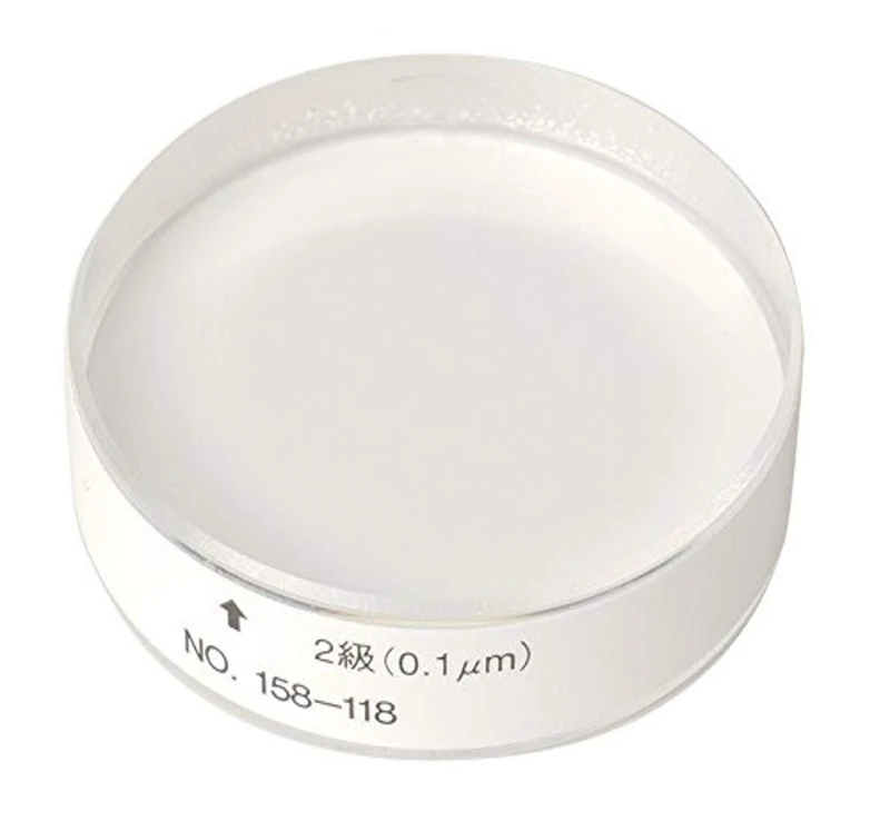 Mitutoyo 158-117 Optical Flat, 45 mm Diameter