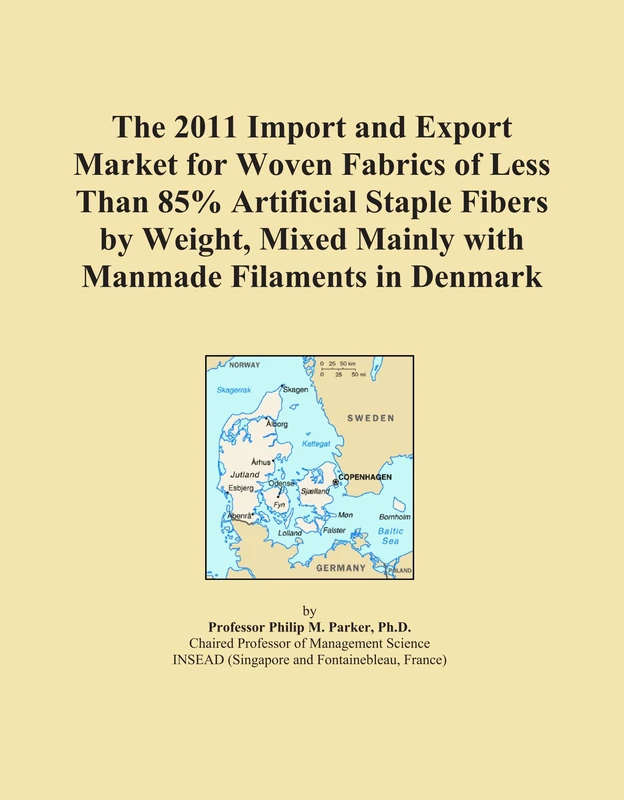 The 2011 Import and Export Market for Woven Fabrics of Less Than 85% Artificial Staple Fibers by Weight, Mixed Mainly with Manmade Filaments in Denmark