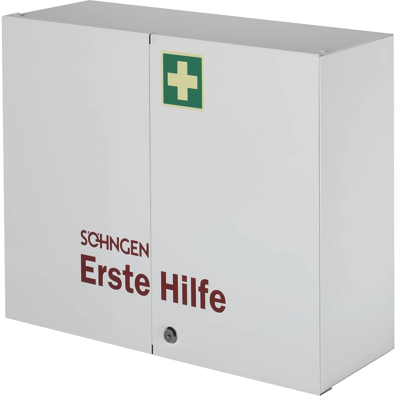 Söhngen London 0502005 First Aid Cabinet (Without Contents, Cabinet with Security Lock, 2-Door, Sheet Steel)