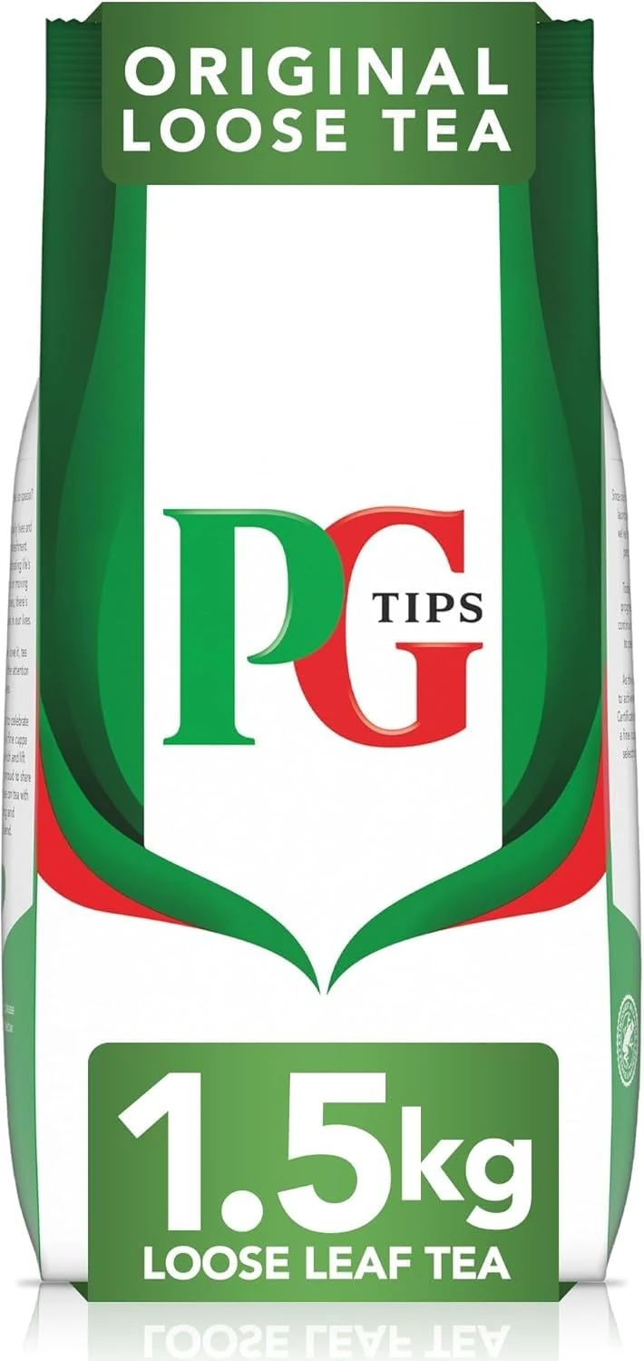 PG Tips Original | Loose Leaf Black Tea Bulk | Refreshing & Flavourful | Ideal For Office Catering | 1.5kg | 480 Servings