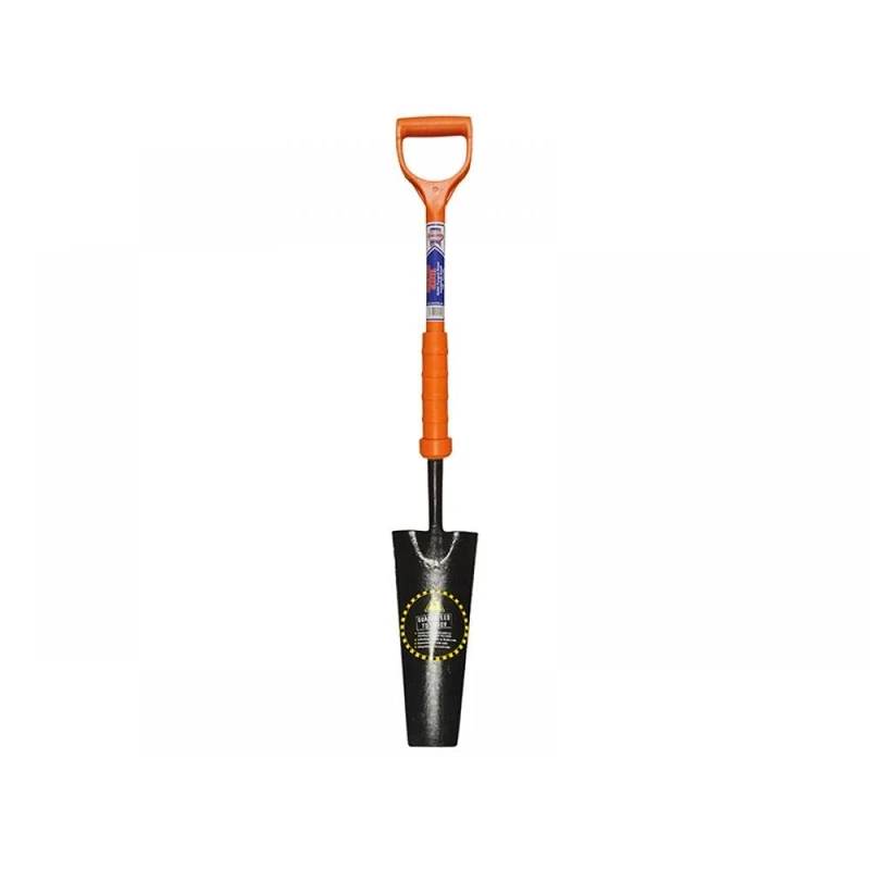 Faithfull INSDRAIN Drainage Shovel with YD Handle, Orange
