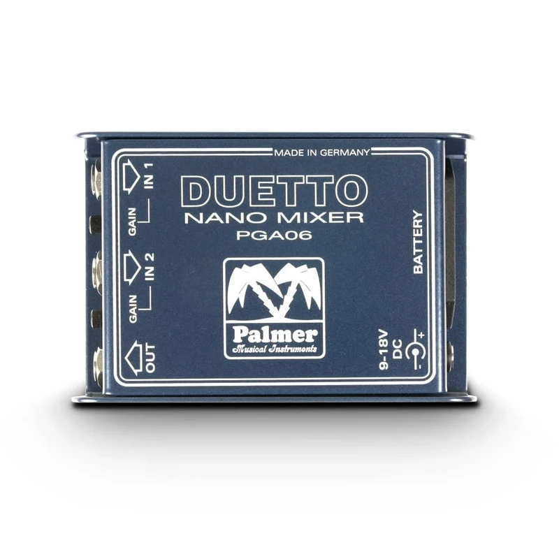 Palmer Duetto Nano Mixer for Guitars and Line Signals