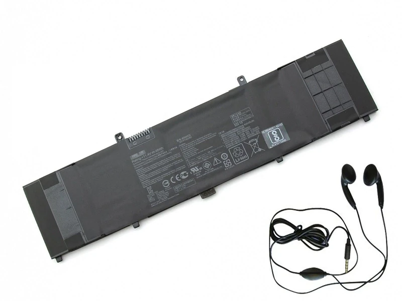 amsahr ASUSB31N1535-03 11.4 V 4210 mAh Replacement Battery with Stereo Earphone for ASUS B31N1535/ZenBook UX310UQ