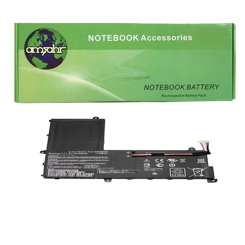amsahr 11.4 V 4110 mAh Replacement Battery for ASUS B31N1503/E202SA
