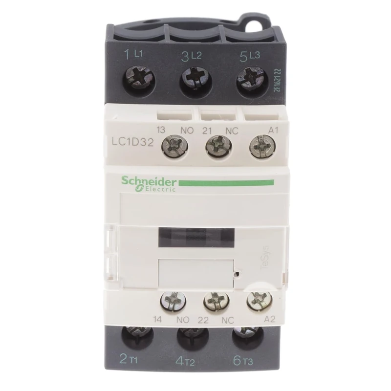 Schneider Electric TeSys Deca contactor,3P(3NO),AC-3/AC-3e,=440V 32A,415V AC coil,LC1D32N7