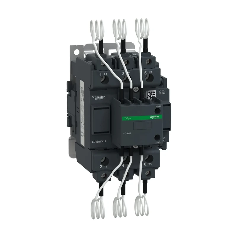 Schneider Electric Capacitor contactor, TeSys D, 63 kVAR at 400 V/50 Hz, coil 220 V AC 50/60 Hz