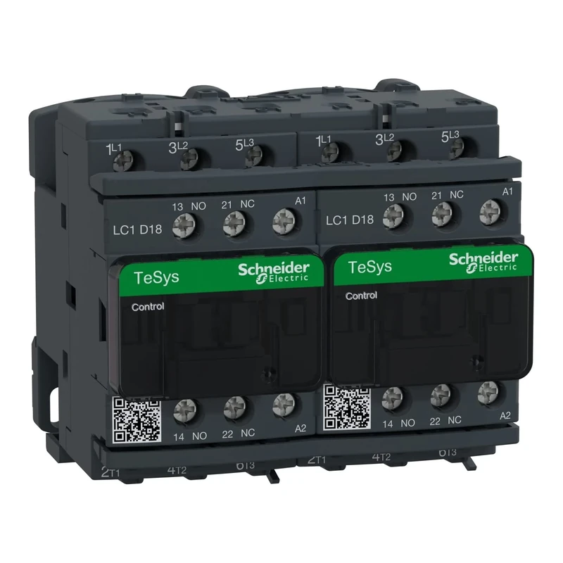 Schneider Electric, TeSys D, LC2D18F7, REVERSING CONTACTOR 575VAC 18A IEC