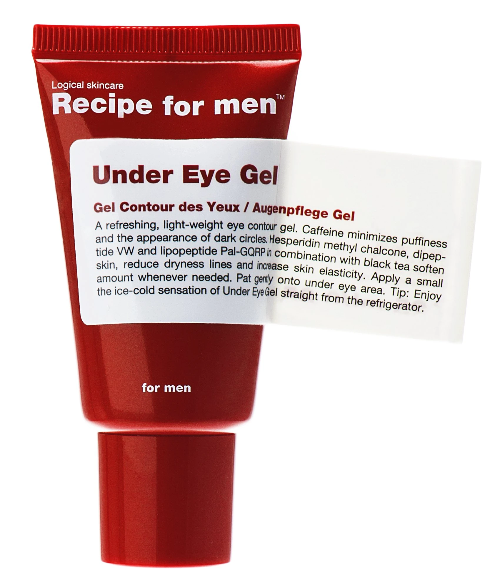 Recipie For Men Under Eye Gel Masks - Increase Skin Elasticity & reduce Dryness - Gel Eye Mask - 25ML