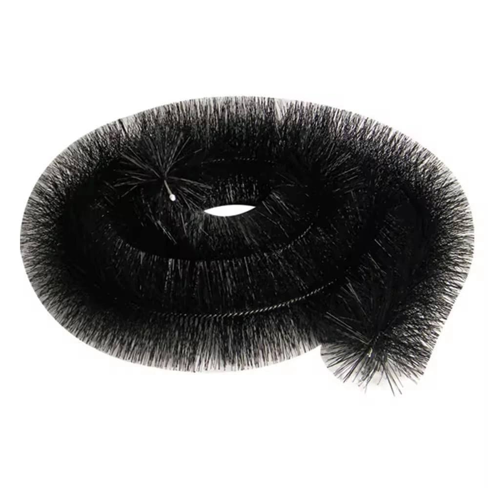 Hedgehog Gutter Brush Guard System 4 Metre x 100mm Black