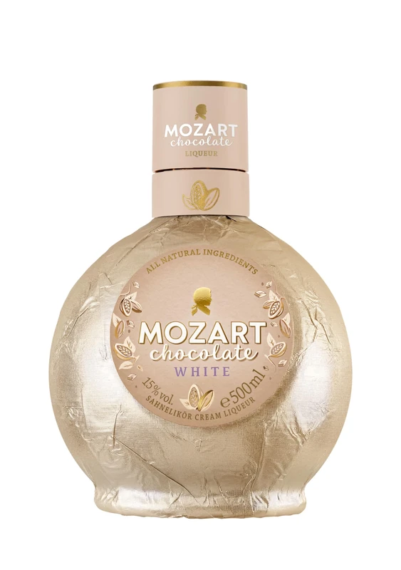 Mozart White Chocolate Cream Liqueur, 50cl