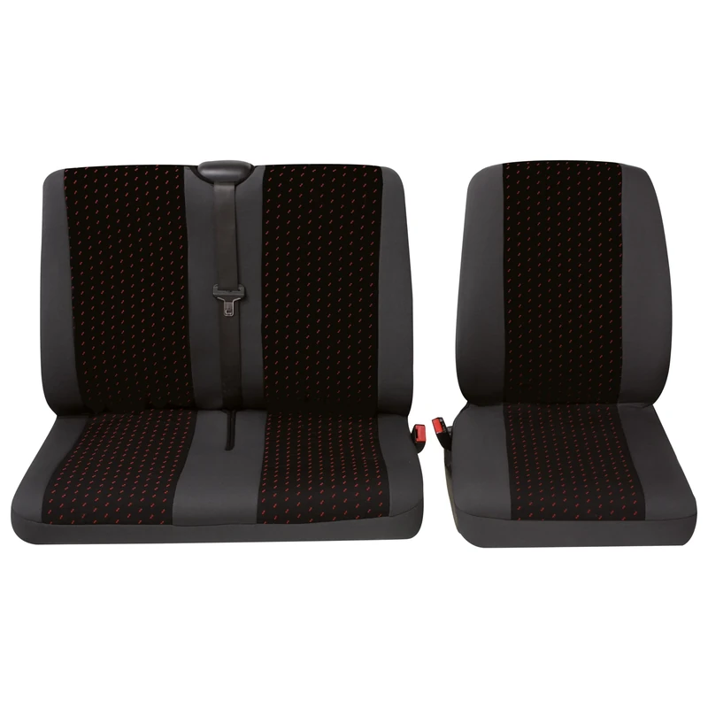 Petex 30071912 Car Seat Covers Transporter Black Red