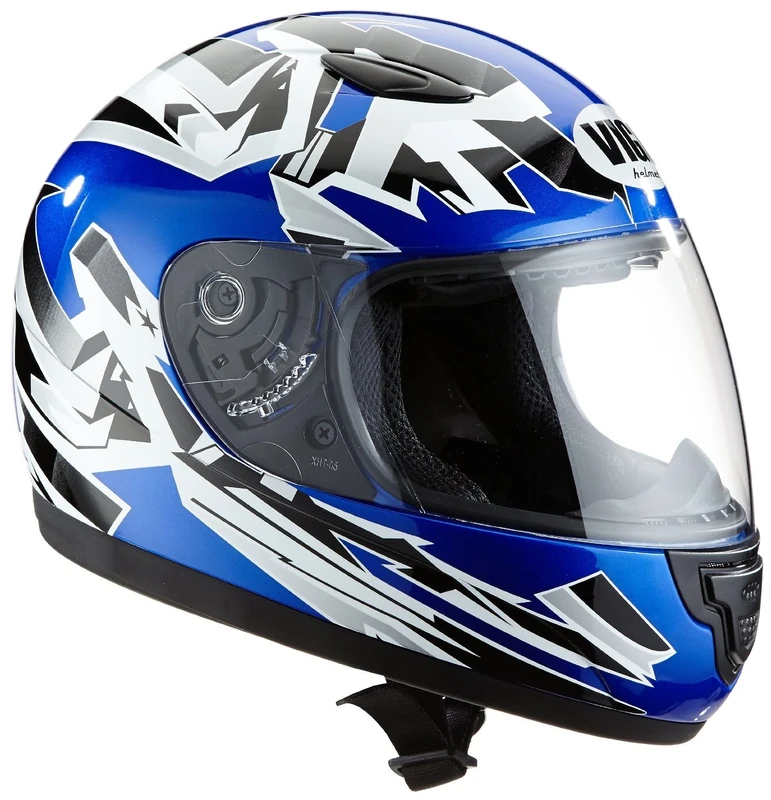 protectWEAR Children motorcycle helmet blue SA03 Size S