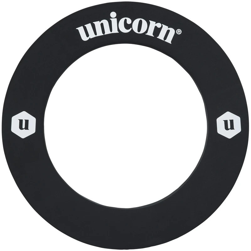 Unicorn Dartboard Backboard Surround | Striker | Lightweight Injection Moulded EVA Plastic | No Fixings required | Black