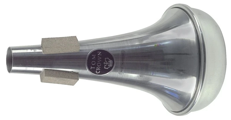 Tom Crown mute straight bass trombone, aluminium body