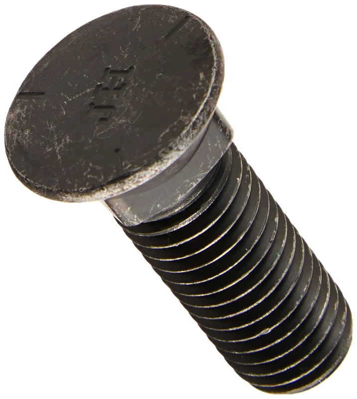 The Hillman Group 260123 5/8-Inch x 2-Inch Plow Bolts, 25-Pack, Black - Image 1