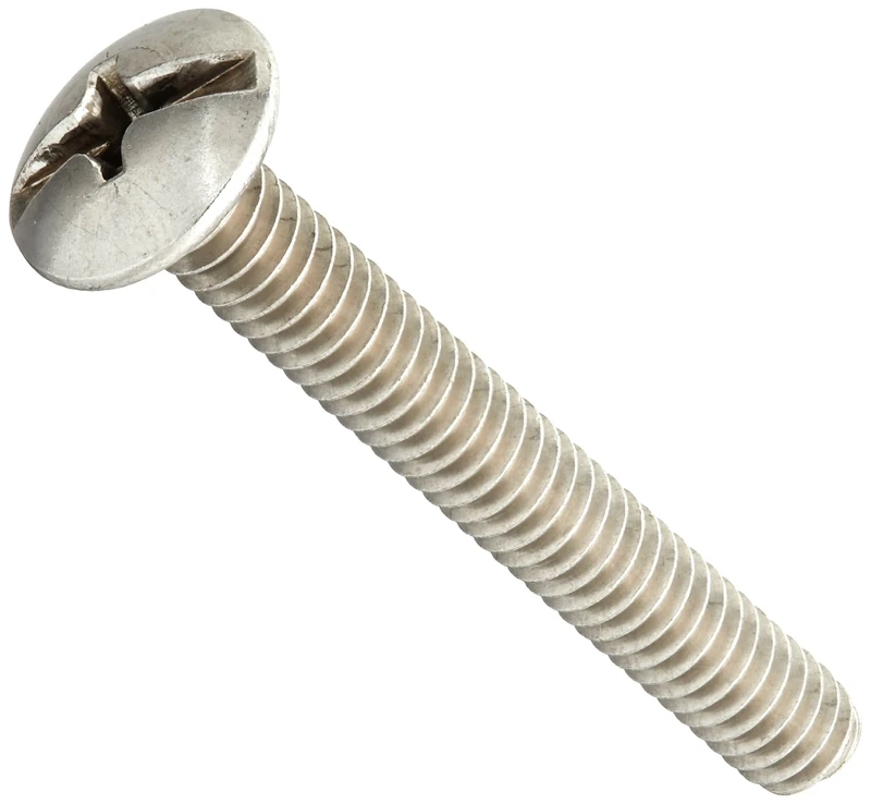 The Hillman Group 831455 1/4-20 x 2-Inch Stainless Steel Truss Head Combo Machine Screw, 100-Pack