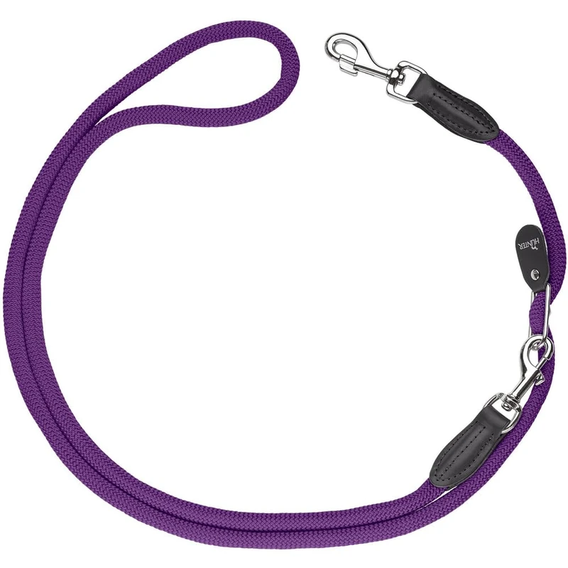 HUNTER Freestyle 46515 Adjustable Leash Long 10/260, Purple - Image 1