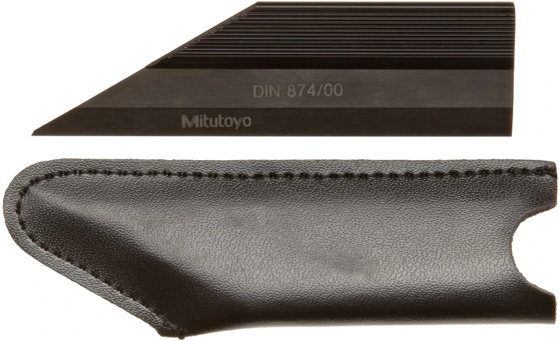 Mitutoyo 528-102, 4" Knife Edge Straight Edge With Protective Cover