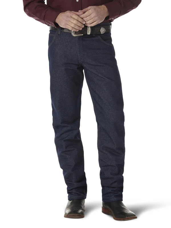 Wrangler Men's Premium Performance Cowboy Cut Regular Fit Jean, Rigid Navy, 30W x 32L