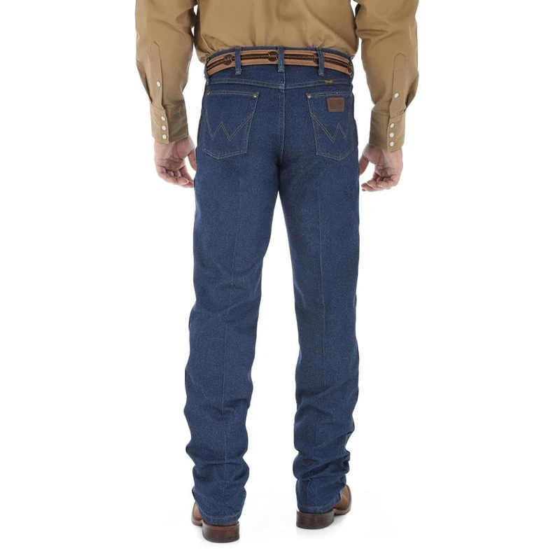 Wrangler Men's Performance Corte Caubói de Desempenho Premium Com Ajuste Cowboy Cut Regular Fit Jeans, Pre-Washed., 40 W/36 L
