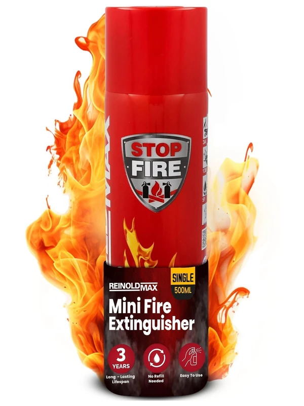 500ml All-in-1 Fire Extinguisher Home - Compact & Effective Small Fire Extinguisher