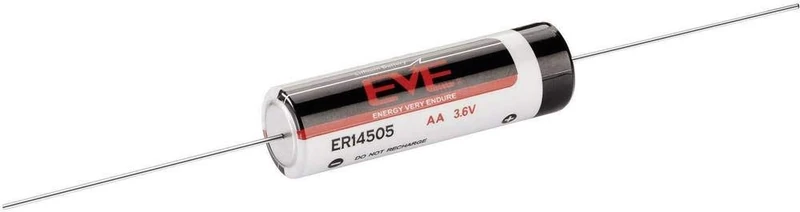 Pile Lithium 3,6V 2600mAh AA axiale Eve 232587