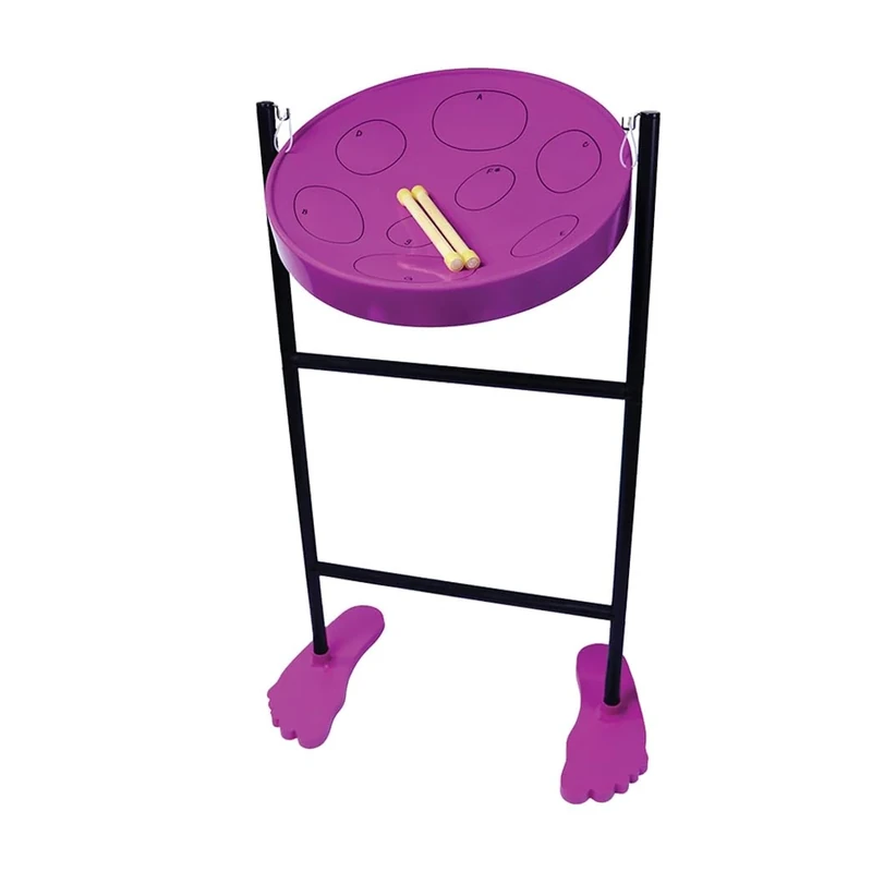 Jumbie Jam JJ1058-PU Steel Pan Kit - Beginner Steel Drum - Purple