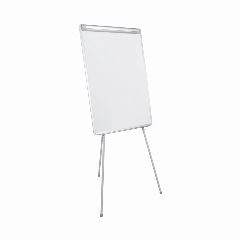 Bi-Office Flipchart Tripod Easel Easy, Non Magnetic, Aluminium Frame, Grey, Euro (70 x 100 cm)