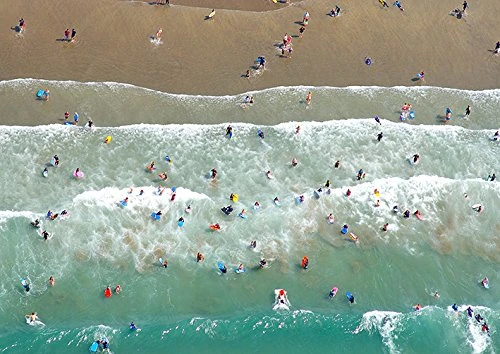 The Art Group Jason Hawkes (Widemouth Bay, Cornwall) -Canvas Print 85 x 120cm, Wood, Multi-Colour, 85 x 120 x 1.3 cm